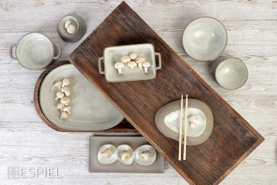 Espiel Spirit Keramik Ordnungshüter 3 Schlitze Beige W31.8xL15.8xH2.2cm 1Stück