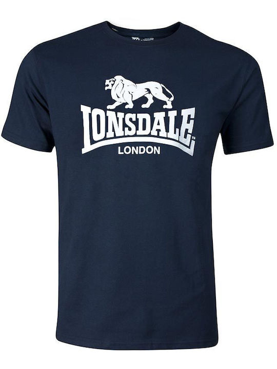 Lonsdale T-shirt Bărbătesc cu Mânecă Scurtă Albastru marin