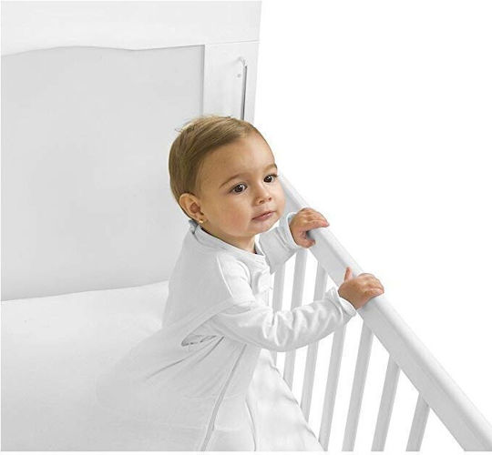 Interbaby Babyschutz aus Stoff in Weiß Farbe 1Stück