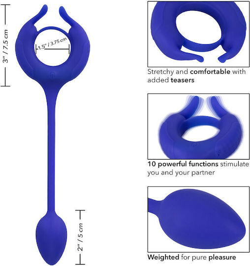 Admiral Weighted Cock Ring Blau