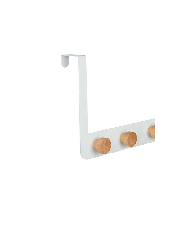Estia Door Hook 5 Slots Metallic 20x2.5x20cm