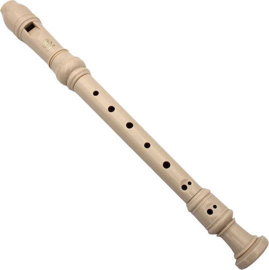 Yamaha Soprano Plastic Recorder German Beige