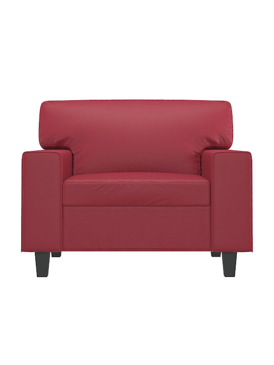 Armchair from Leatherette Bordeaux 94x77x80cm