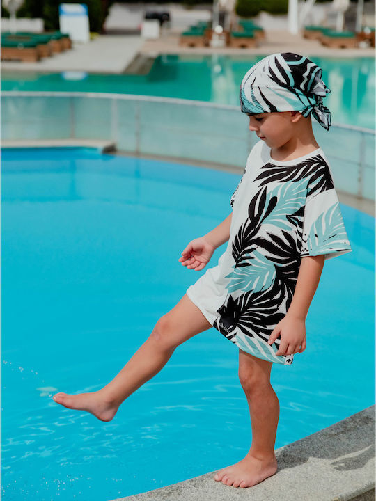 CL Kids Blouse Short Sleeve Aqua