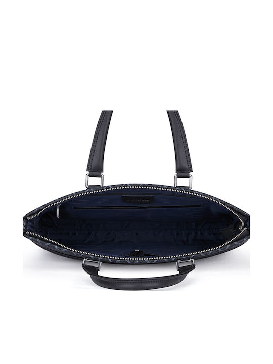 Leder Herrentasche Geldbörse Schwarz