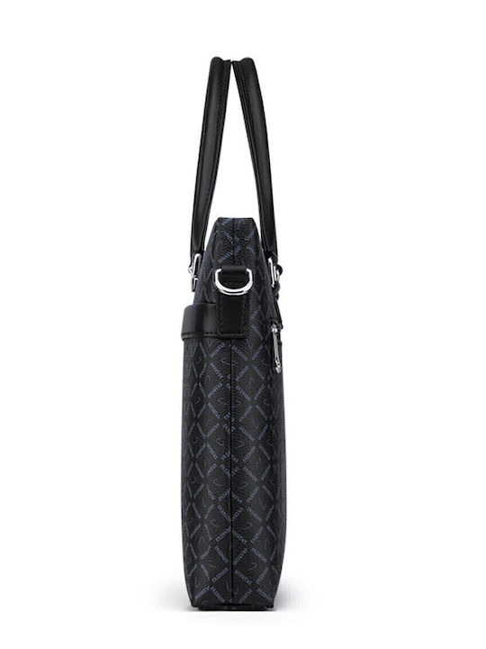 Leder Herrentasche Geldbörse Schwarz