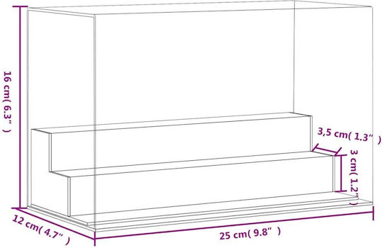 vidaXL Σταντ Προβολής Προϊόντων Π25xΒ12xΥ16cm