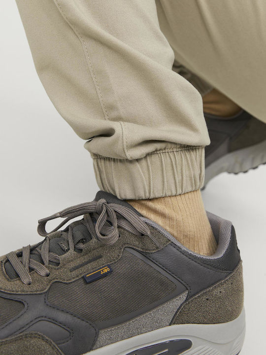 Pantaloni de trening cu Elastic Bej