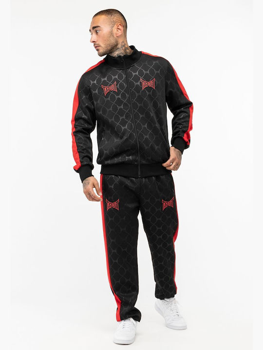 Tapout Herren-Sweatpants-Set Black/red ```