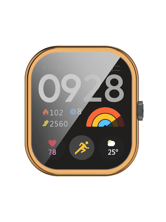 Θήκη Σιλικόνης σε Ροζ Χρυσό χρώμα για το Xiaomi Redmi Watch 3 Lite / Watch 3 Active