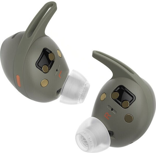 Sennheiser Momentum Sport In ear Bluetooth хендсфри Слушалки с Устойчивост на Пот и Кутийка за Зареждане Маслини