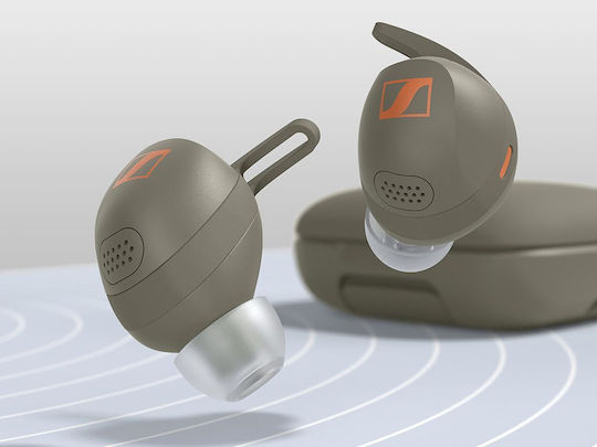 Sennheiser Momentum Sport In ear Bluetooth хендсфри Слушалки с Устойчивост на Пот и Кутийка за Зареждане Маслини