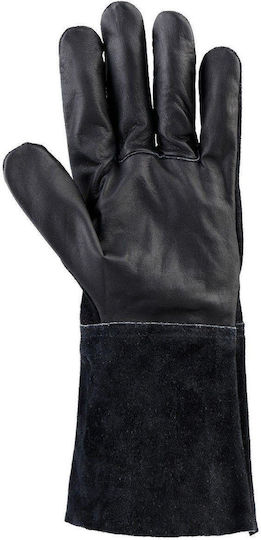 Stenso Gloves for Work Welding Black Leather 1pcs