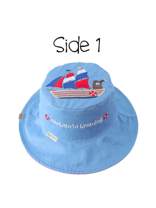 Καπέλο Διπλής Όψης Upf 50+ Tall Ship-lighthouse Cotton Flapjackkids Bws-fjksh13x