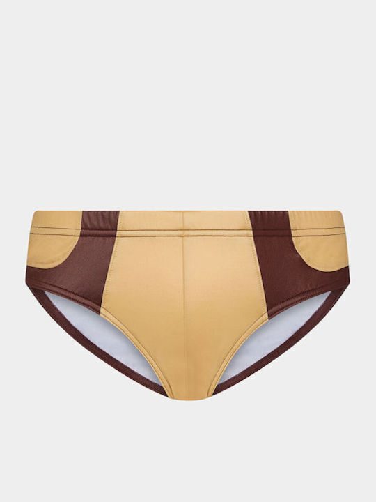 Ανδρικό Μαγιό Σορτς Gold/brown