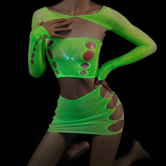 Bodystocking осветление тъмнина Mesh бельо съставен привличане на дами
