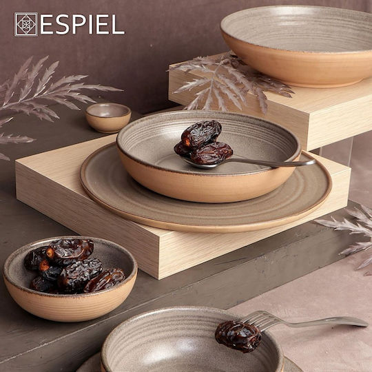 Espiel Calabria Boluri De Servire Rotund Ceramice Bej Cu Diametru 16 Cm Rep111k6