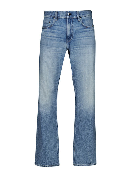 Mosa Men's Jeans Pants with Regular Straight Fit Blue