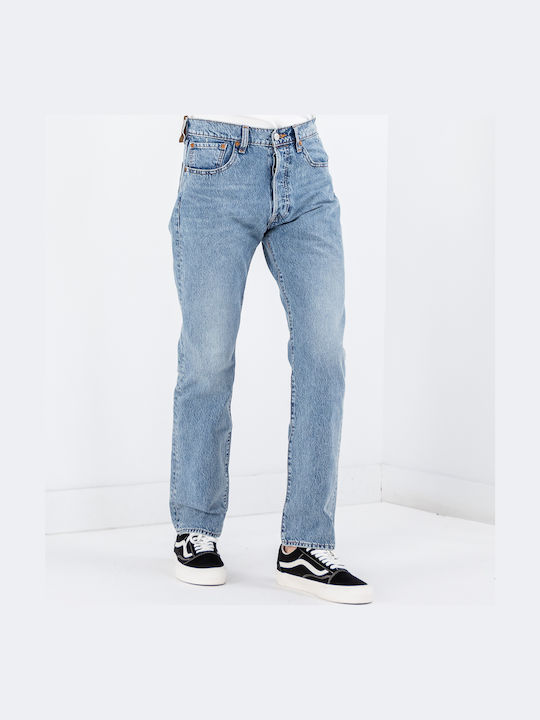 501 Herren Jeanshose Hellblau