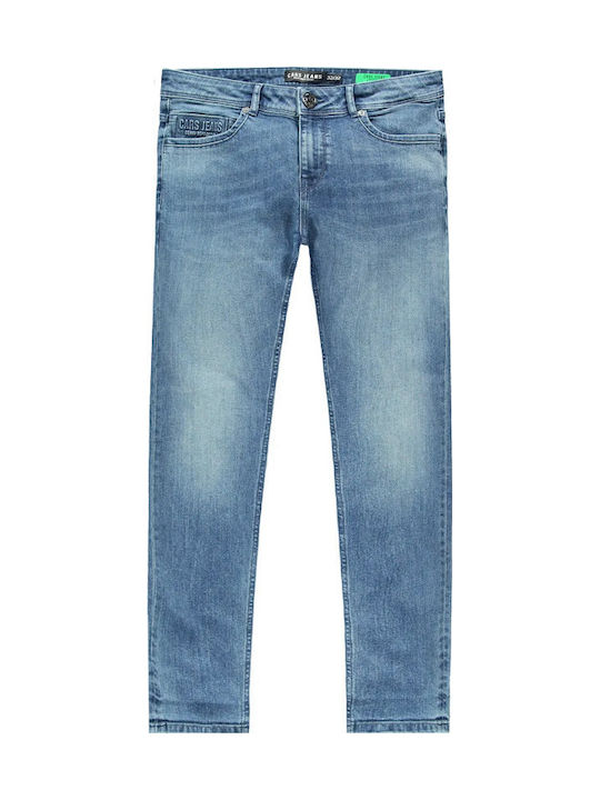 Pantaloni Jeans pentru Bărbați cu Croială Regular Bleached Used
