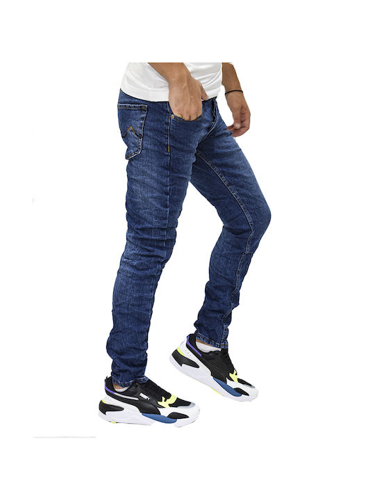 Senior Men's Jeans Pants Blue