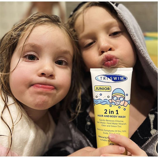 TriSwim Junior Αδιάβροχο Παιδικό After Sun Gel για Πρόσωπο & Σώμα 200ml