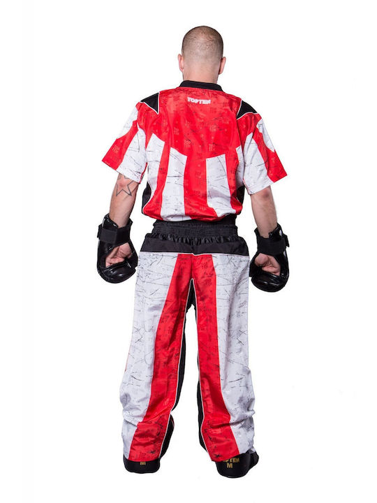 Top Ten Bărbați Uniforme Kick Boxing Alb