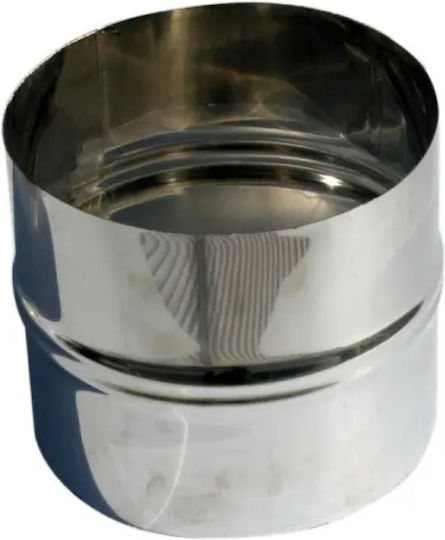 Metallwork Μούφα Σύνδεσης Καπνοδόχου Inox 120mm Ασημί