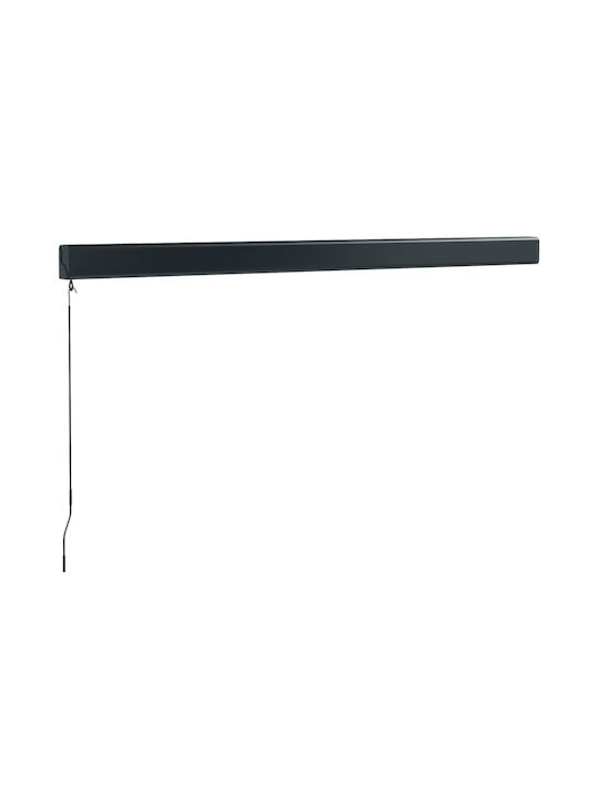 vidaXL Τέντα Βεράντας με Led Πορτοκαλί 3.5x2.5m