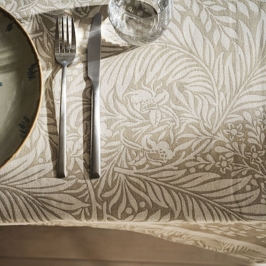 Gofis Home Tischtuch Leinen Ginevra Olive 150x220cm