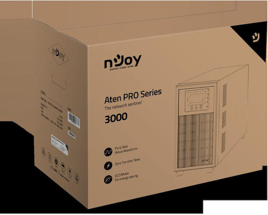 NJOY Aten PRO 3000 USV 3000VA 2700W mit 4 Schuko Steckdosen