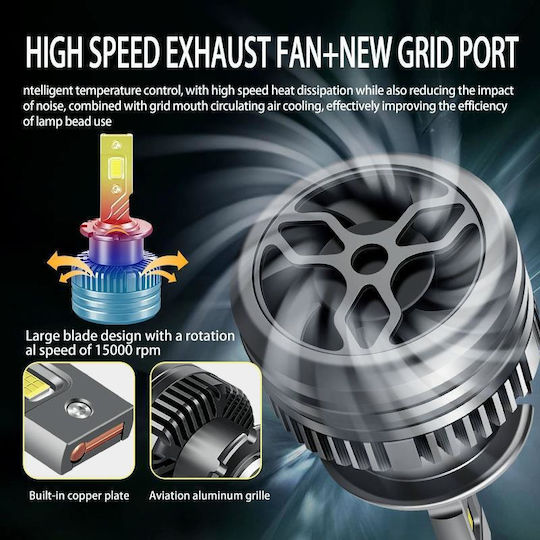 Λάμπα Αυτοκινήτου D2S / D2R LED Ψυχρό Λευκό 35W