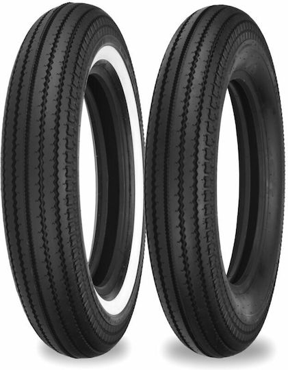 Shinko E270 Super Classic F-R 4R18 64H TT Motorradreifen für Vorder- und Hinterreifen