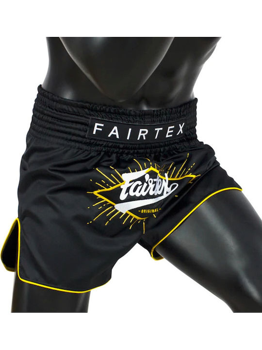 Fairtex Shorts Kick/Thai-Boxen Schwarz