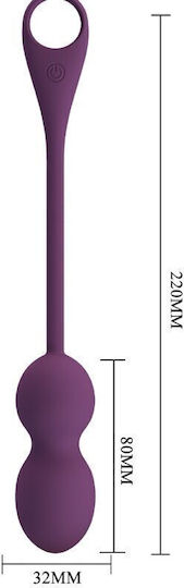 Pretty Love Elvira Kegel Balls App Remote Control Purple