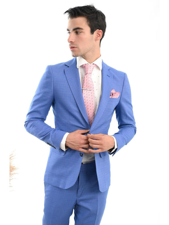 Vittorio Artist Men's Suit Mπλe