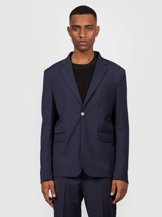 I'm Brian Men's Winter Suit Regular Fit Blue