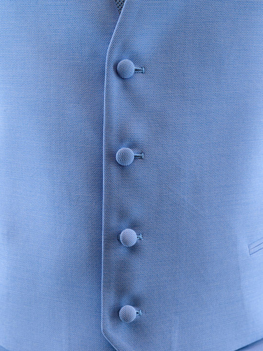 Herrenanzug mit Weste Sky Blue