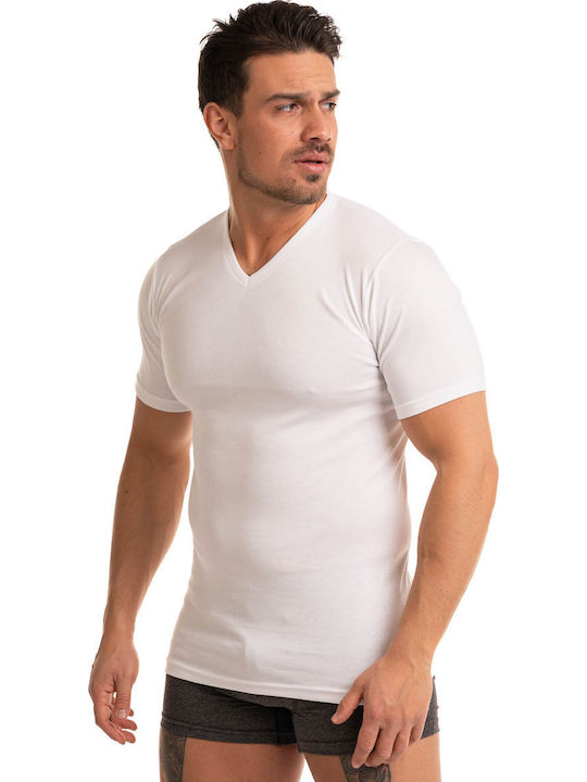 Men's Undershirt Short-sleeved White