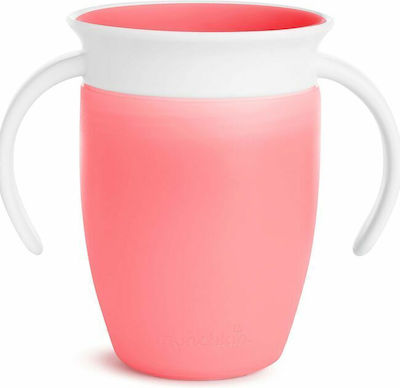 Εκπαιδευτικό Κύπελλο Λαβές Miracle 360 Trainer Cup Pink Munchkin 207ml