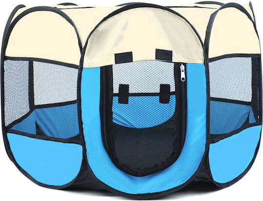 Parc pentru Câini de Culoare Bej 112 x 112 x 112cm