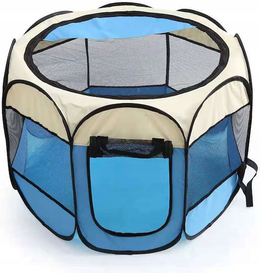 Parc pentru Câini de Culoare Bej 112 x 112 x 112cm