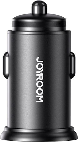 Joyroom JR-CCN03 Φορτιστής Αυτοκινήτου 24W με Θύρες: 2xUSB Μαύρο Χρώμα