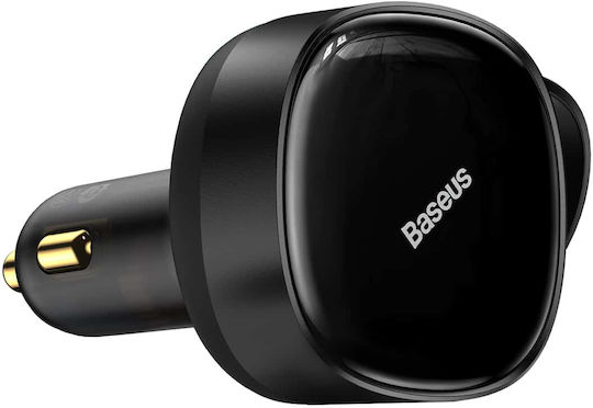 Baseus Baseus Handy-Autoladegerät 33W 3.5A mit 2xType-C Anschlüsse inklusive Kabel Type-C Schwarz