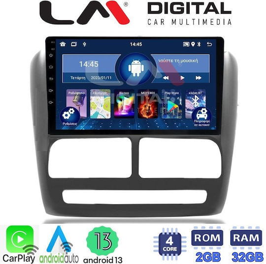 LM Digital Car Audio System for Opel Combo Fiat Doblo Daihatsu Sirion Subaru Justy 2010-2015 (Bluetooth/USB/WiFi/GPS/Apple-Carplay/Android-Auto) with Touch Screen 9"