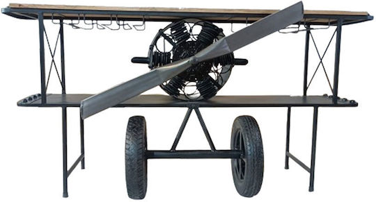 Aviation Κονσόλα Μεταλλική Φυσικό Μ191xΠ58xΥ91εκ.