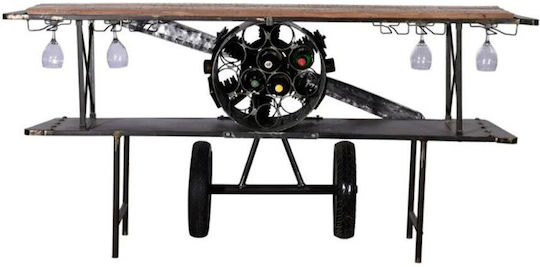 Aviation Κονσόλα Μεταλλική Φυσικό Μ191xΠ58xΥ91εκ.