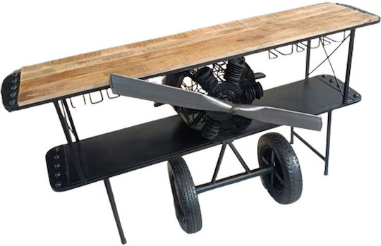 Aviation Κονσόλα Μεταλλική Φυσικό Μ191xΠ58xΥ91εκ.