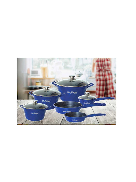 Cheffinger Kochgeschirr-Set 10Stück
