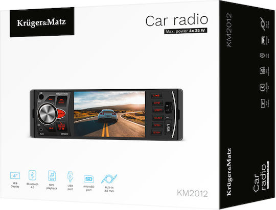 Kruger & Matz Car Radio (1 DIN) (Bluetooth/USB)